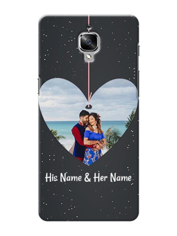 Custom OnePlus 3 Hanging Heart Mobile Back Case Design