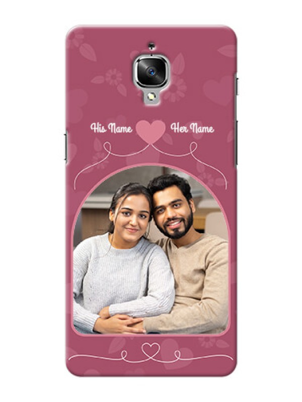 Custom OnePlus 3 love floral backdrop Design