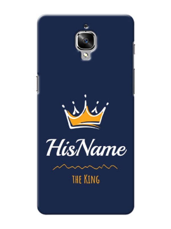 Custom Oneplus 3 King Phone Case with Name
