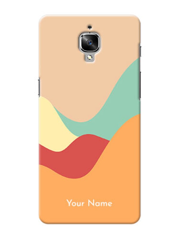 Custom OnePlus 3 Custom Mobile Case with Ocean Waves Multi-colour Design