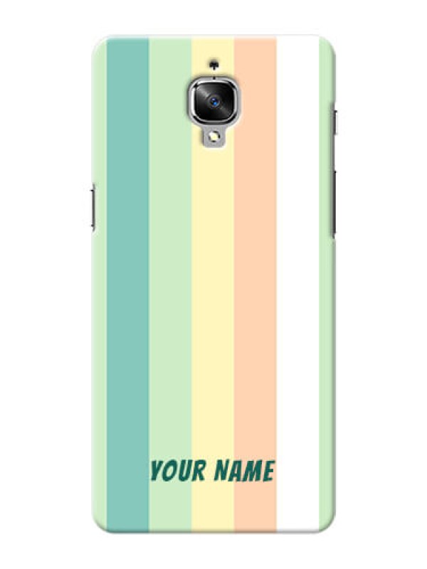 Custom OnePlus 3 Back Covers: Multi-colour Stripes Design