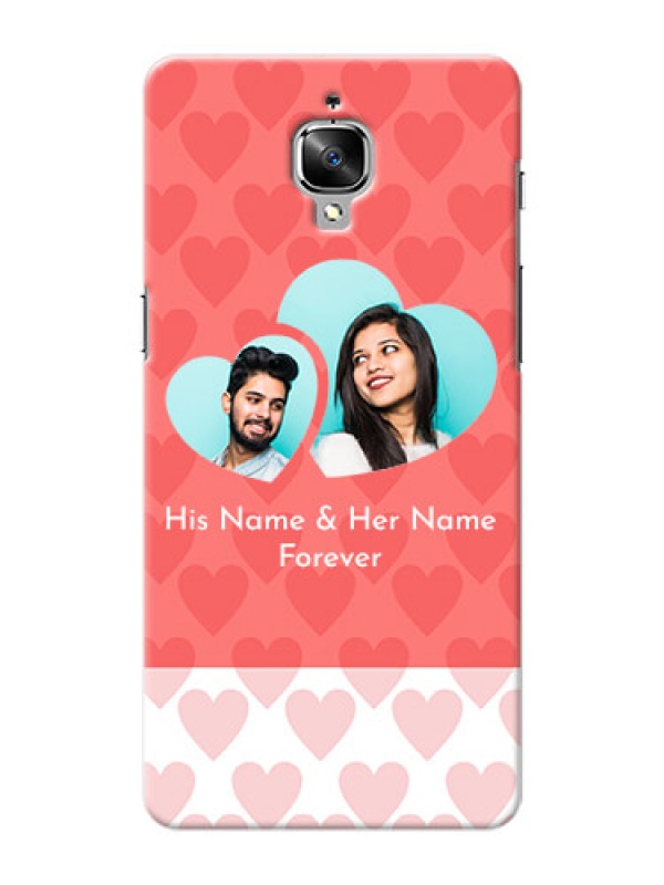Custom OnePlus 3T Couples Picture Upload Mobile Cover Design