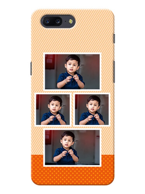 Custom OnePlus 5 Bulk Photos Upload Mobile Case  Design