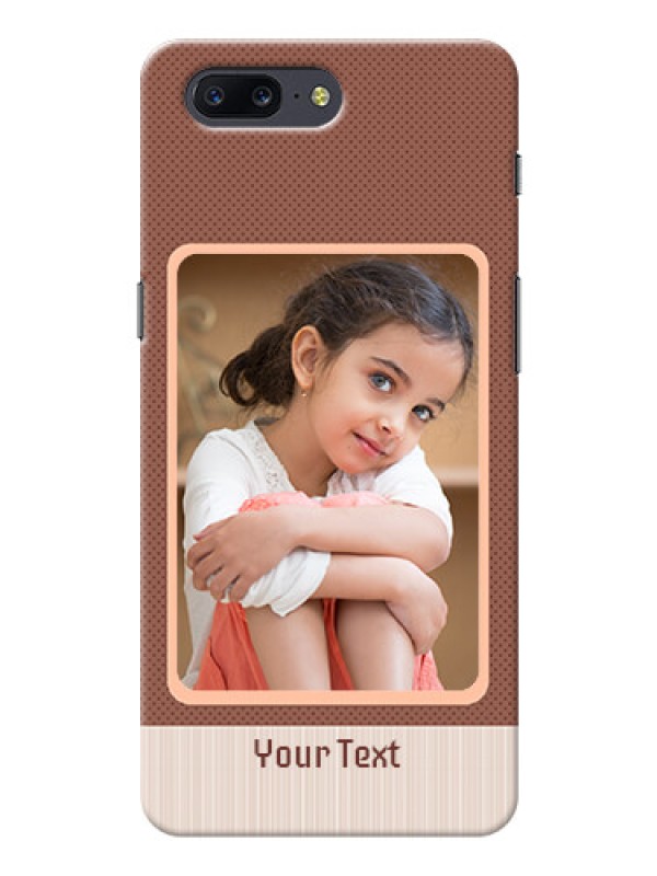 Custom OnePlus 5 Simple Photo Upload Mobile Cover Design