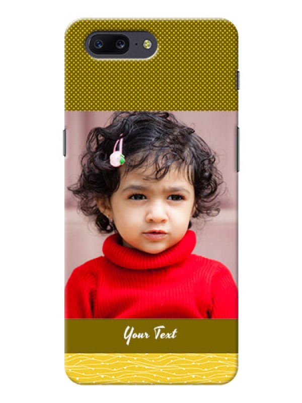 Custom OnePlus 5 Simple Green Colour Mobile Case Design