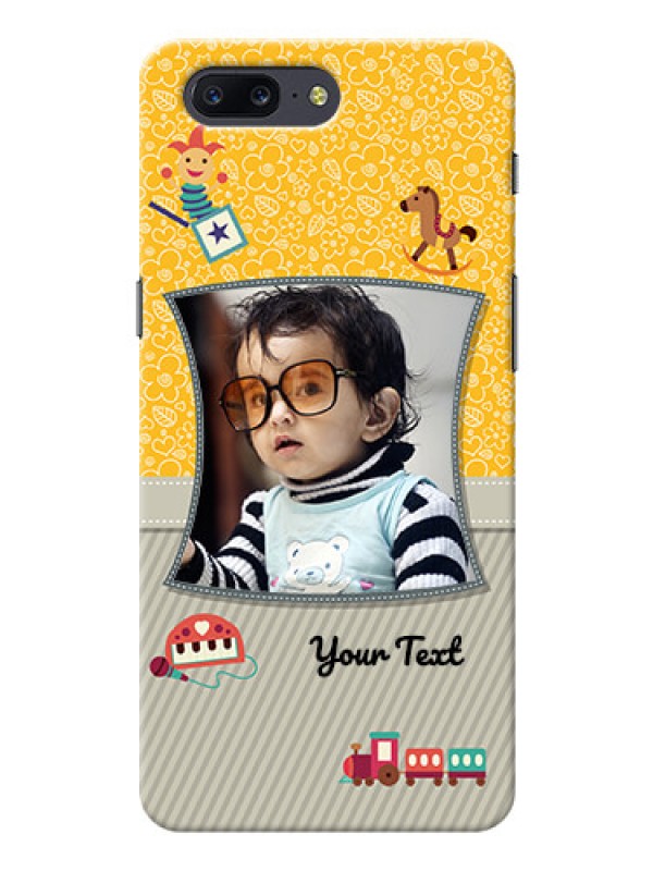 Custom OnePlus 5 Baby Picture Upload Mobile Cover Design