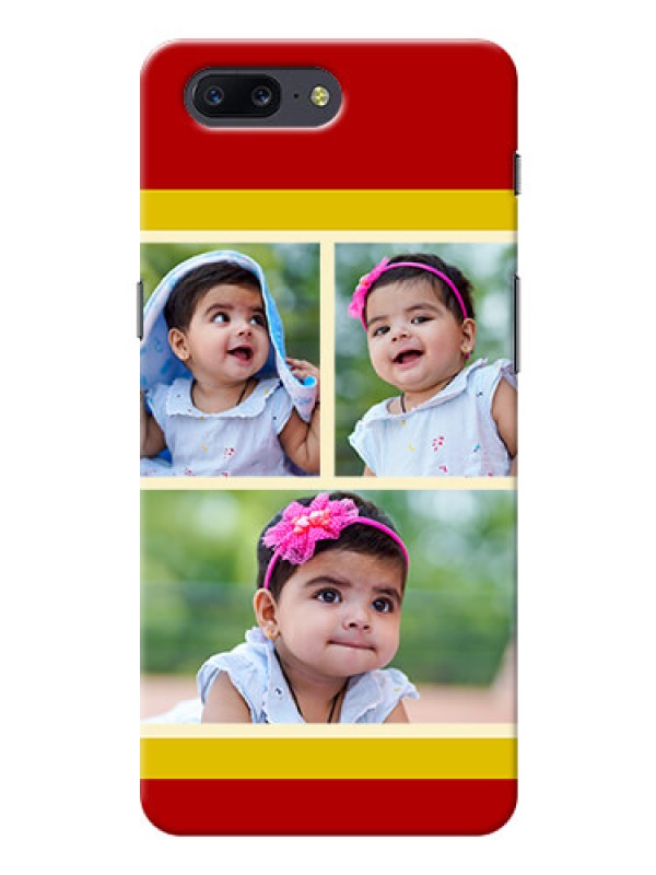 Custom OnePlus 5 Multiple Picture Upload Mobile Cover Design