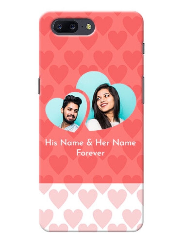 Custom OnePlus 5 Couples Picture Upload Mobile Cover Design