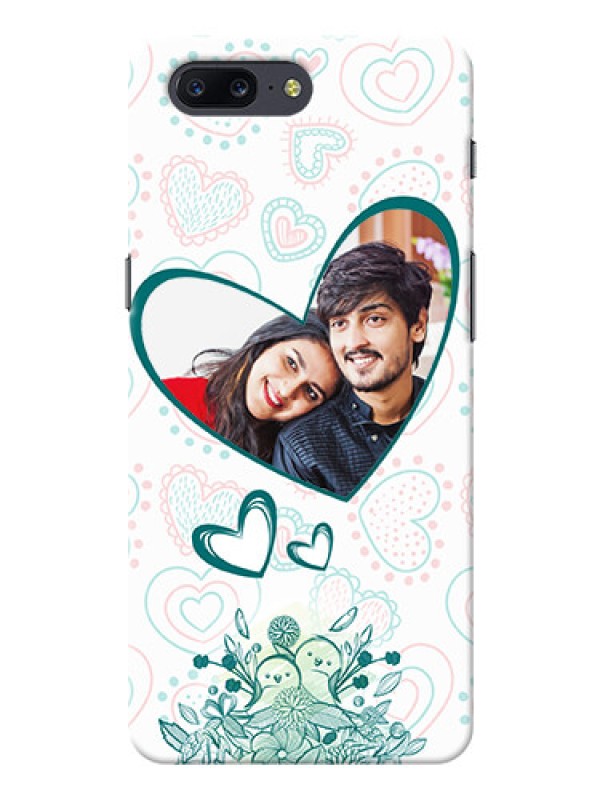 Custom OnePlus 5 Couples Picture Upload Mobile Case Design