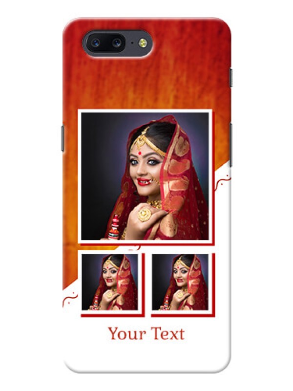 Custom OnePlus 5 Wedding Memories Mobile Cover Design