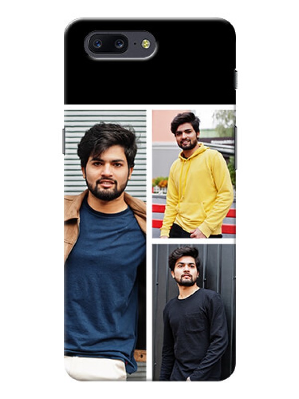 Custom OnePlus 5 Multiple Picture Upload Mobile Cover Design