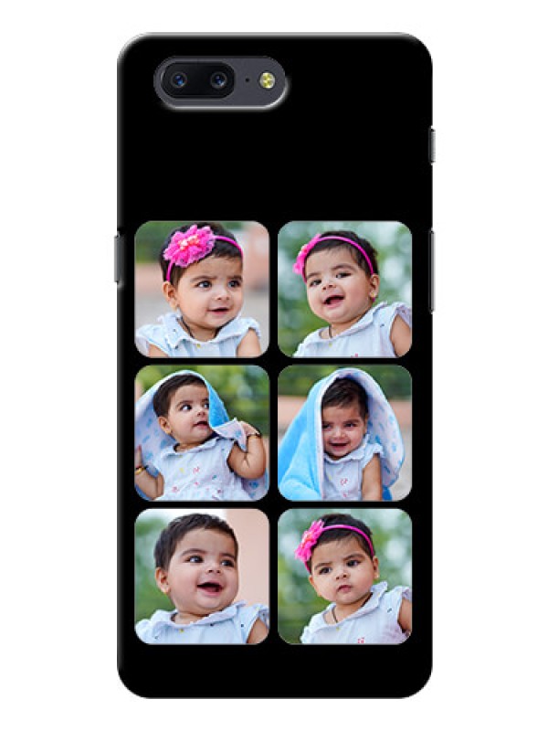 Custom OnePlus 5 Multiple Pictures Mobile Back Case Design