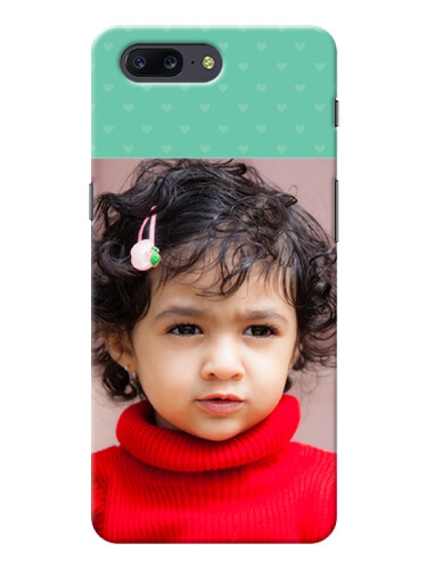 Custom OnePlus 5 Lovers Picture Upload Mobile Cover Design