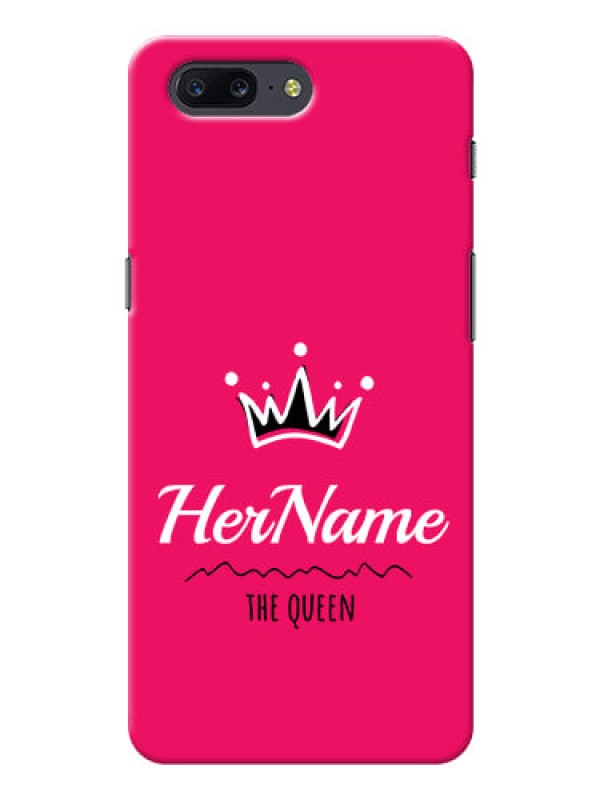 Custom Oneplus 5 Queen Phone Case with Name