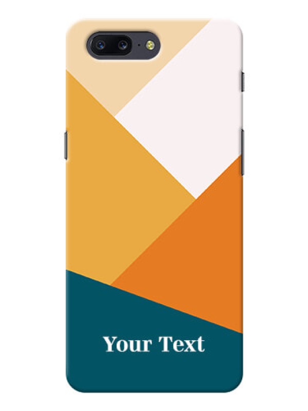 Custom OnePlus 5 Custom Phone Cases: Stacked Multi-colour Design