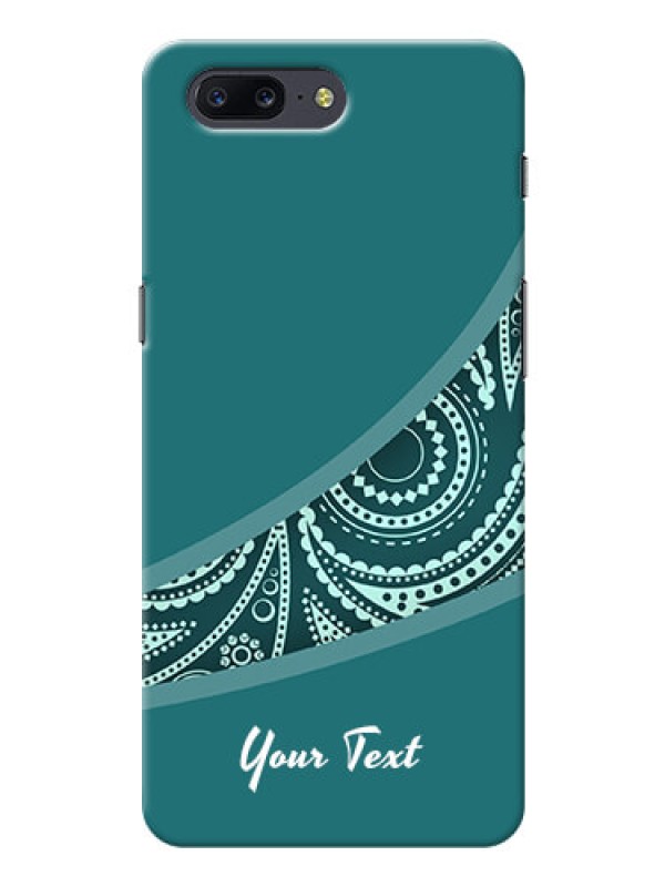 Custom OnePlus 5 Custom Phone Covers: semi visible floral Design