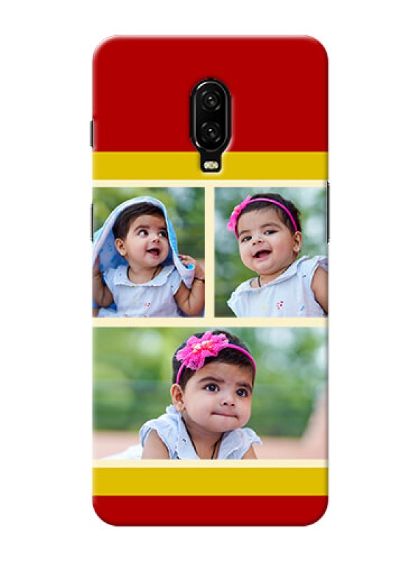 Custom Oneplus 6T mobile phone cases: Multiple Pic Upload Design