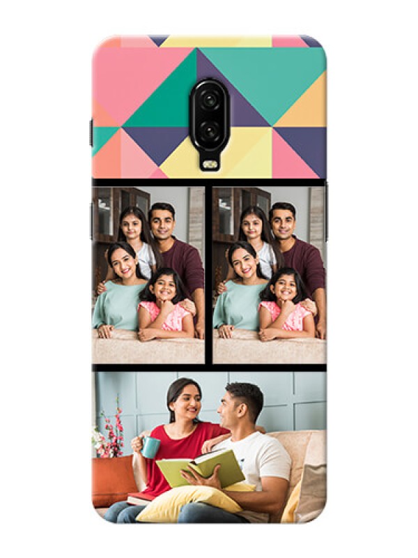 Custom Oneplus 6T personalised phone covers: Bulk Pic Upload Design