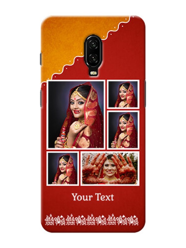 Custom Oneplus 6T customized phone cases: Wedding Pic Upload Design