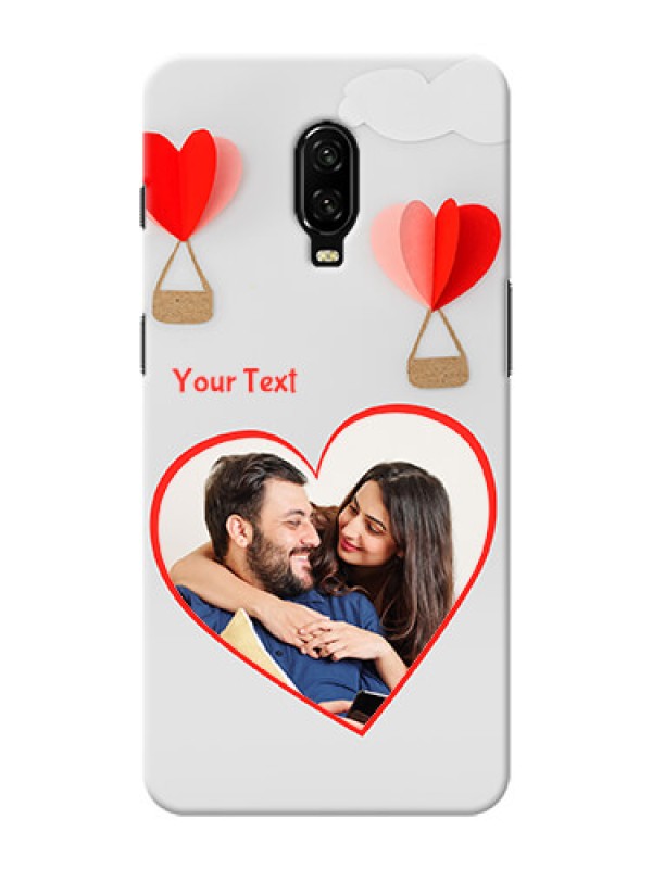 Custom Oneplus 6T Phone Covers: Parachute Love Design
