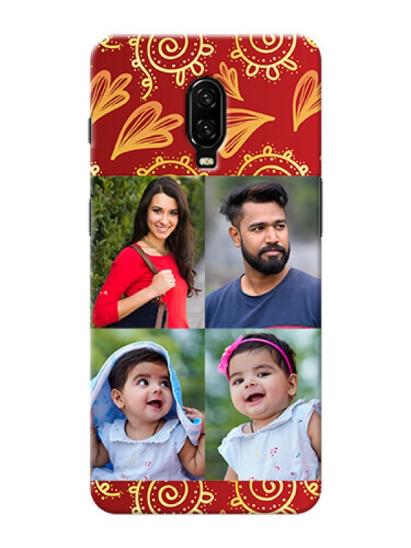 Custom Oneplus 6T Mobile Phone Cases: 4 Image Traditional Design