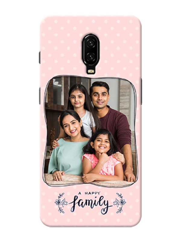 Custom Oneplus 6T Personalized Phone Cases: Family with Dots Design