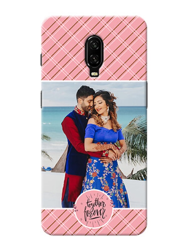 Custom Oneplus 6T Mobile Covers Online: Together Forever Design