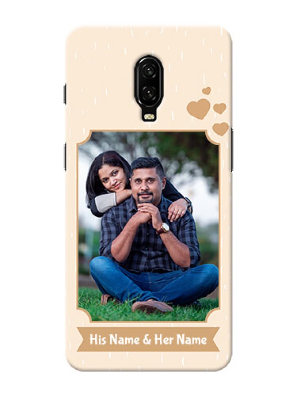 Custom Oneplus 6T mobile phone cases with confetti love design 