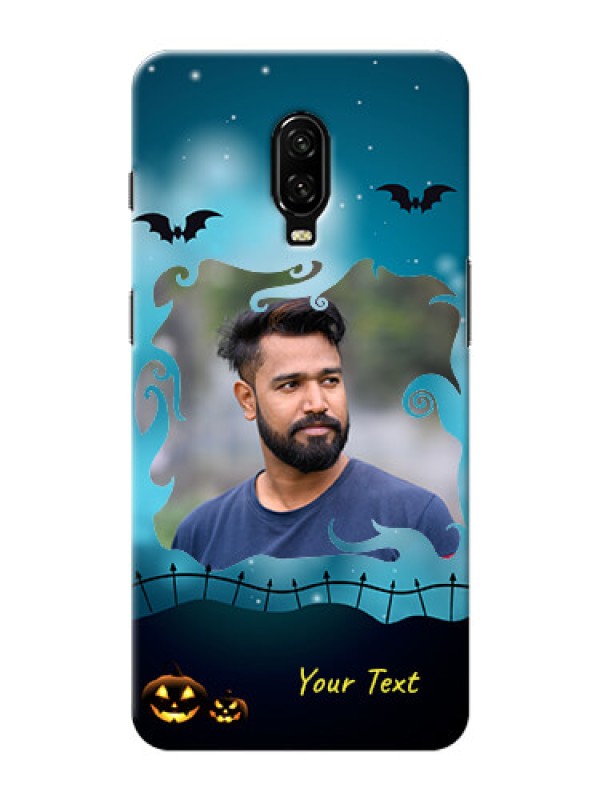 Custom Oneplus 6T Personalised Phone Cases: Halloween frame design