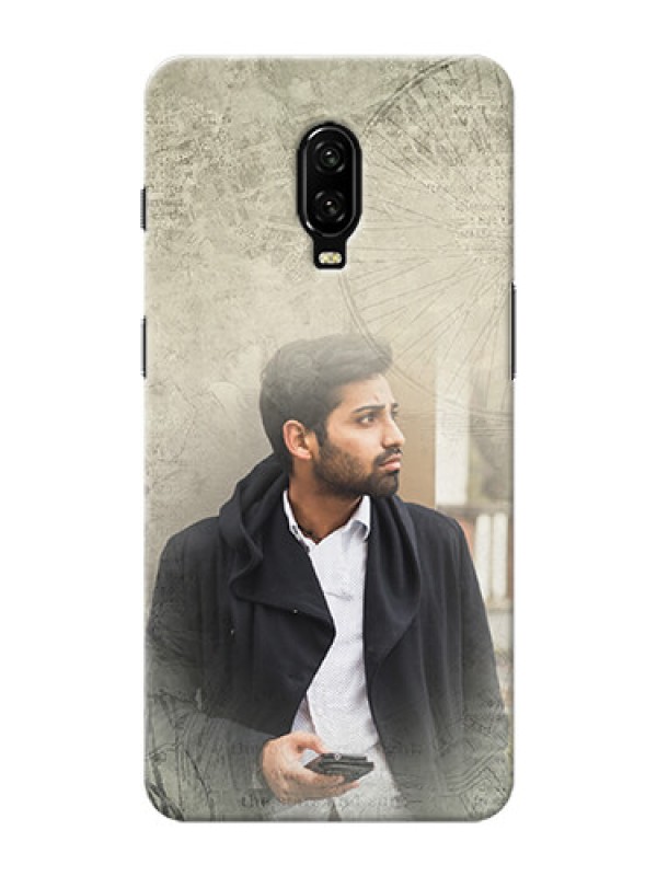Custom Oneplus 6T custom mobile back covers with vintage design