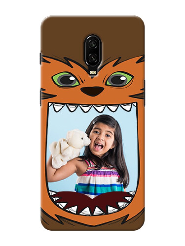 Custom Oneplus 6T Phone Covers: Owl Monster Back Case Design