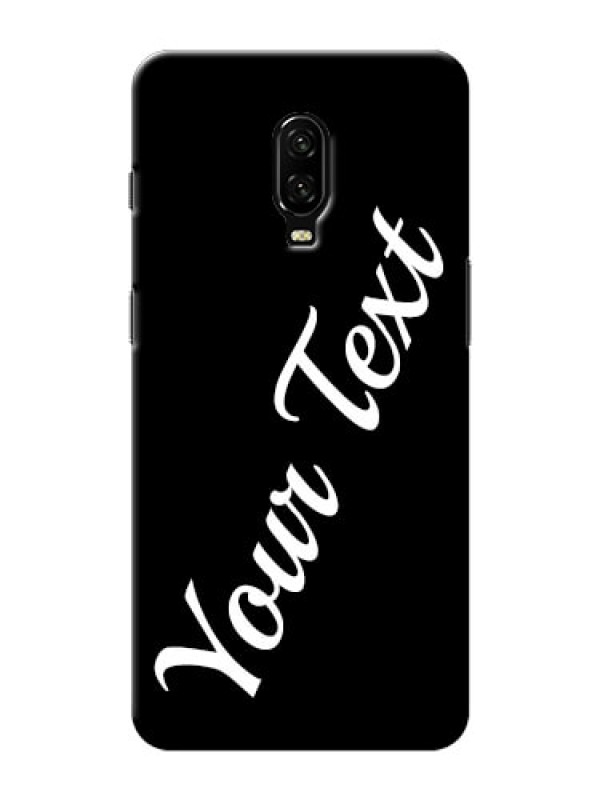 Custom Oneplus 6T Custom Mobile Cover with Your Name