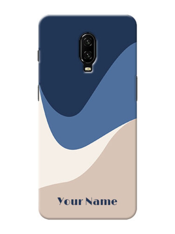Custom OnePlus 6T Back Covers: Abstract Drip Art Design