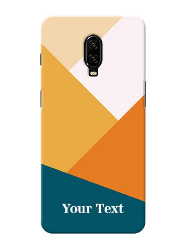 Custom OnePlus 6T Custom Phone Cases: Stacked Multi-colour Design