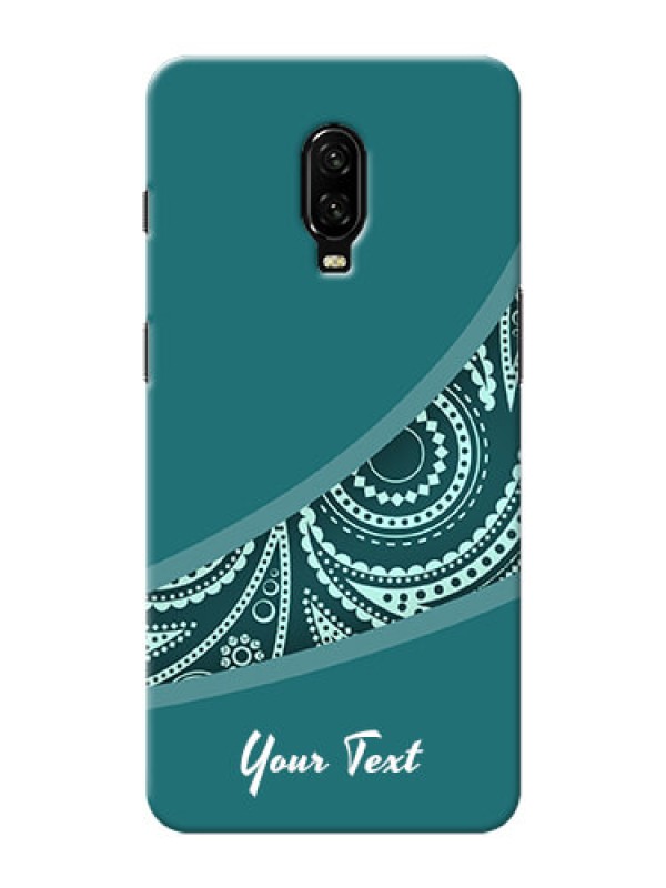 Custom OnePlus 6T Custom Phone Covers: semi visible floral Design