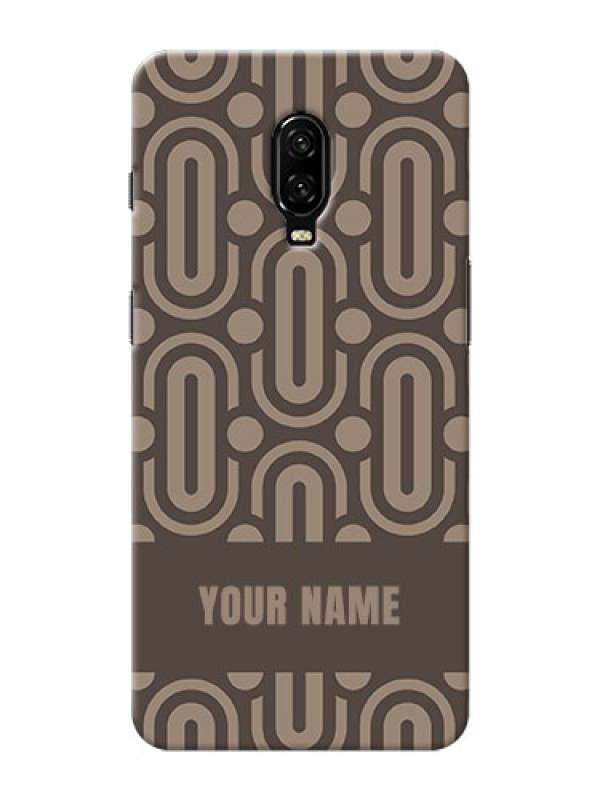 Custom OnePlus 6T Custom Phone Covers: Captivating Zero Pattern Design
