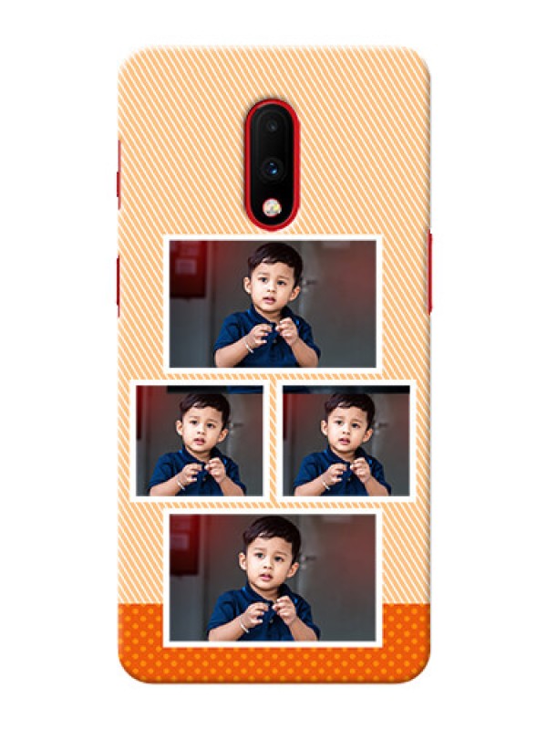 Custom Oneplus 7 Mobile Back Covers: Bulk Photos Upload Design