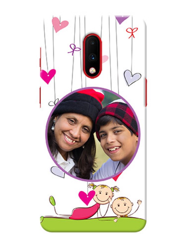 Custom Oneplus 7 Mobile Cases: Cute Kids Phone Case Design