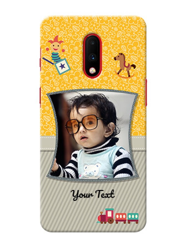 Custom Oneplus 7 Mobile Cases Online: Baby Picture Upload Design