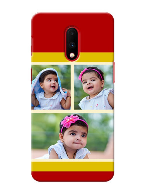 Custom Oneplus 7 mobile phone cases: Multiple Pic Upload Design