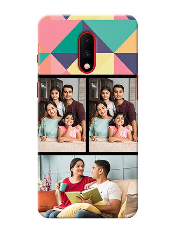 Custom Oneplus 7 personalised phone covers: Bulk Pic Upload Design