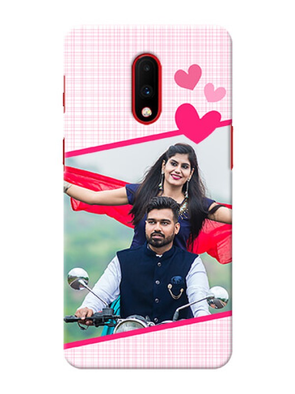 Custom Oneplus 7 Personalised Phone Cases: Love Shape Heart Design