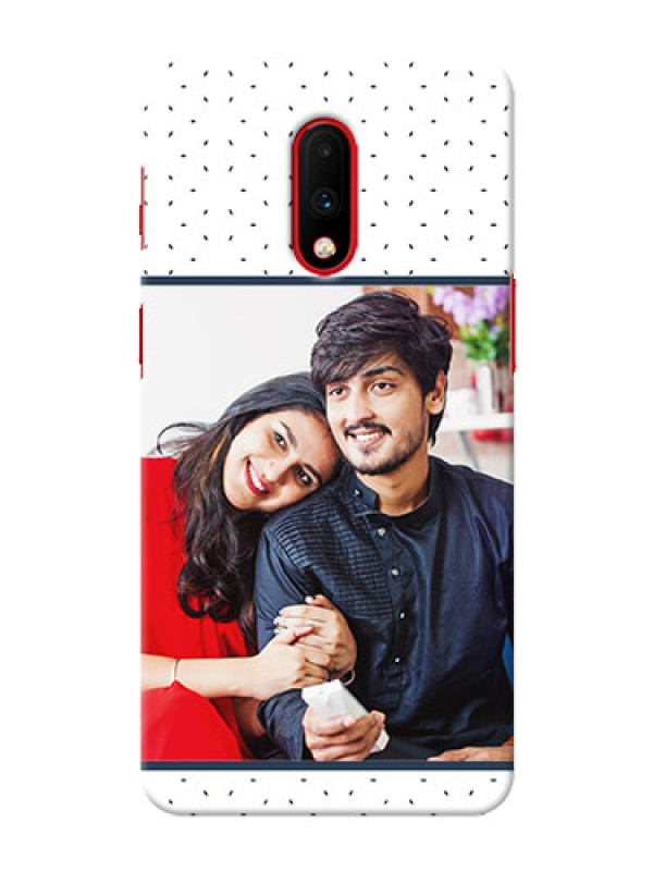 Custom Oneplus 7 Personalized Phone Cases: Premium Dot Design