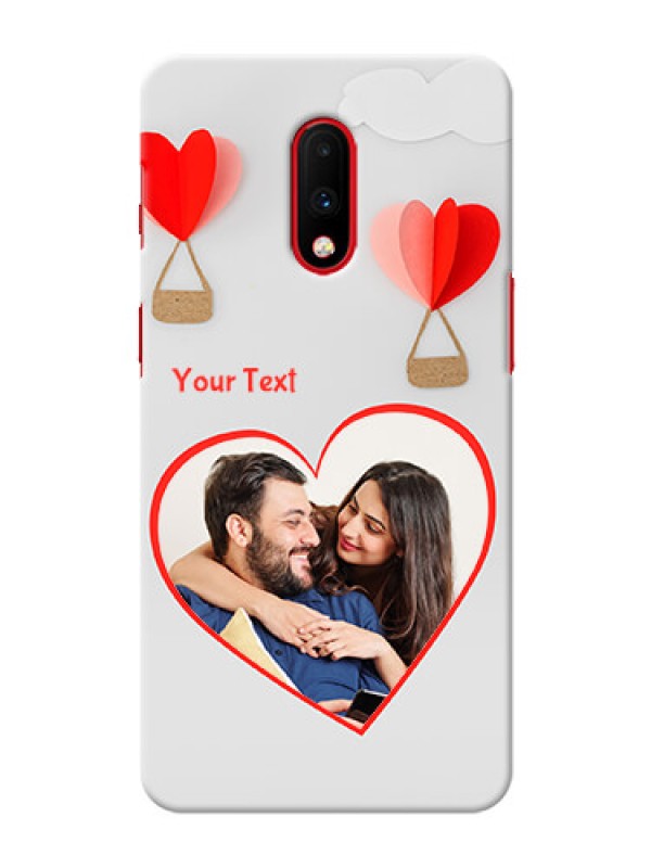 Custom Oneplus 7 Phone Covers: Parachute Love Design