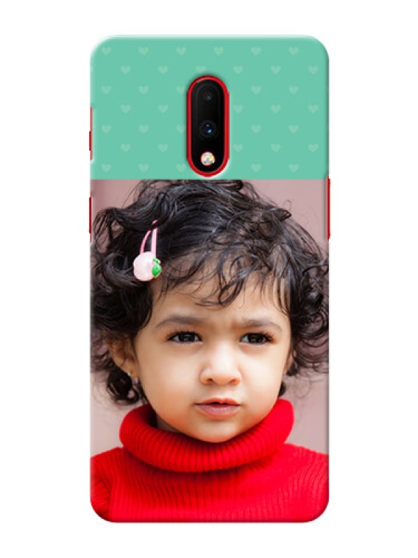 Custom Oneplus 7 mobile cases online: Lovers Picture Design