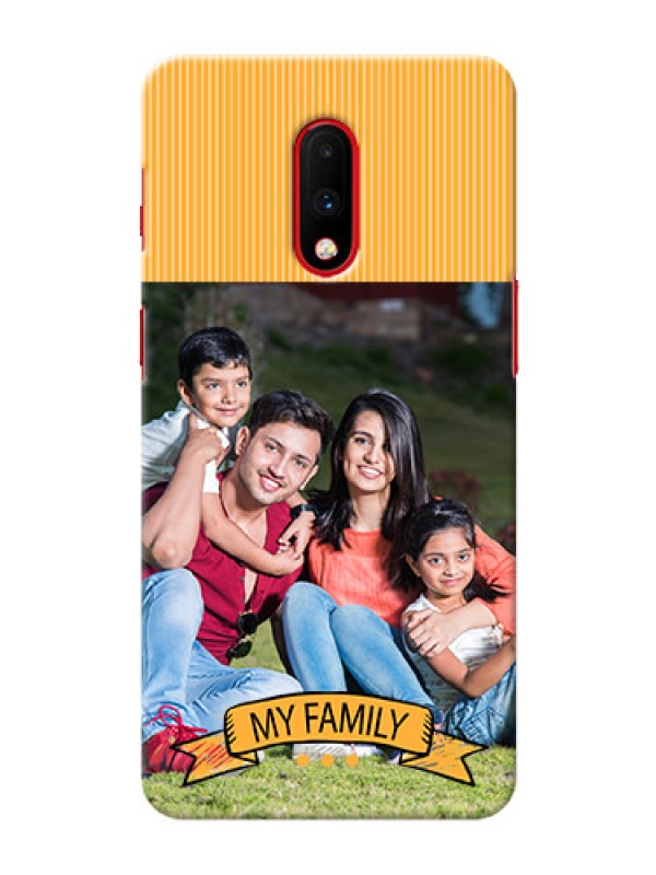 Custom Oneplus 7 Personalized Mobile Cases: My Family Design