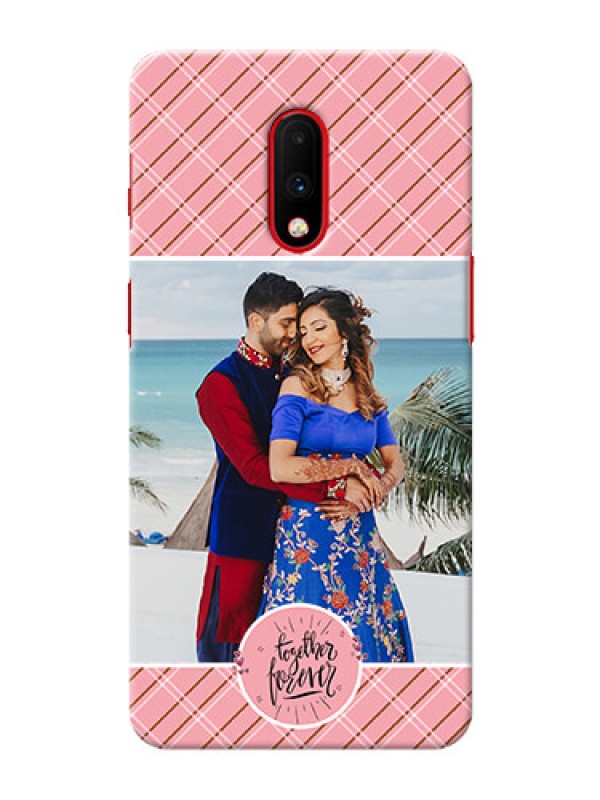 Custom Oneplus 7 Mobile Covers Online: Together Forever Design