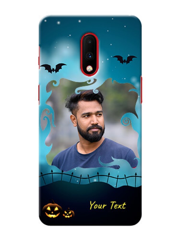 Custom Oneplus 7 Personalised Phone Cases: Halloween frame design