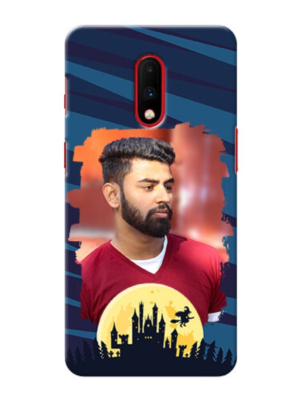 Custom Oneplus 7 Back Covers: Halloween Witch Design 