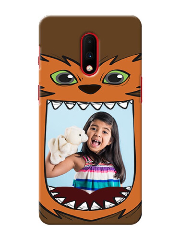 Custom Oneplus 7 Phone Covers: Owl Monster Back Case Design